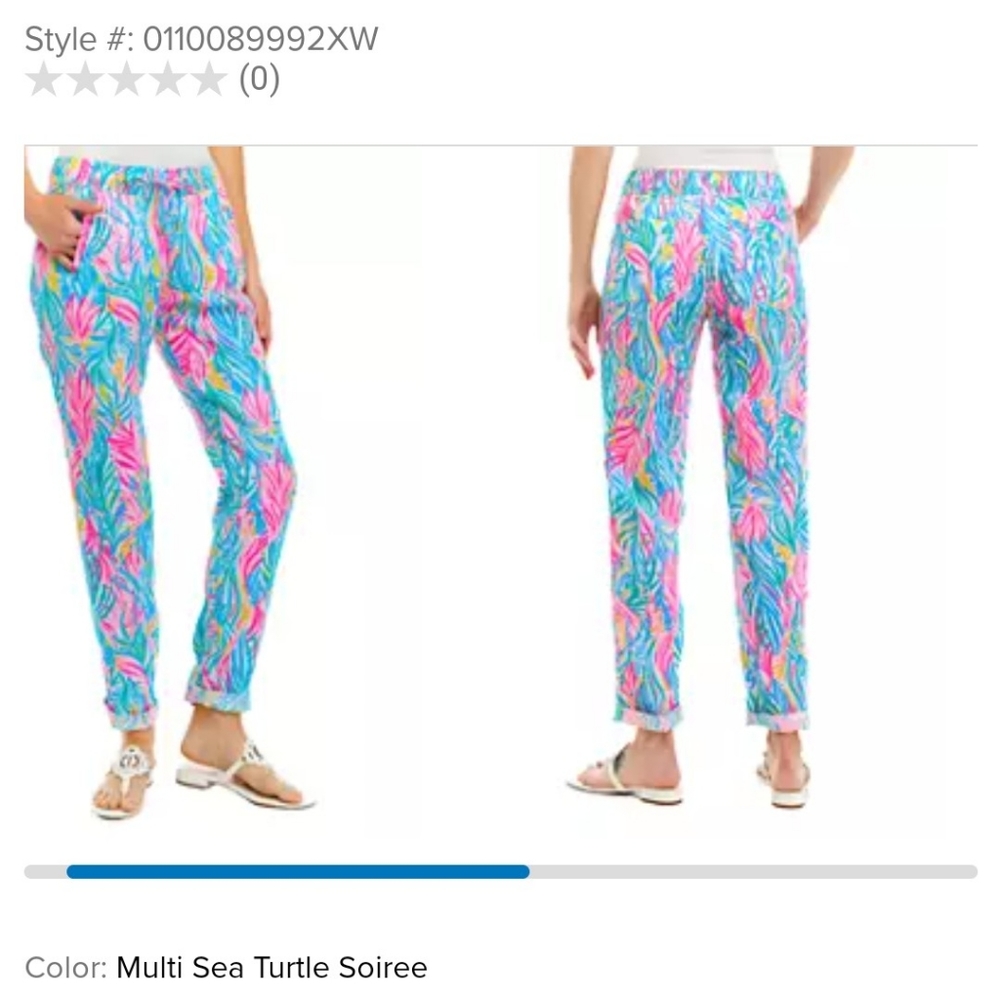 Lilly Pulitzer Taron Pull On Linen Pants